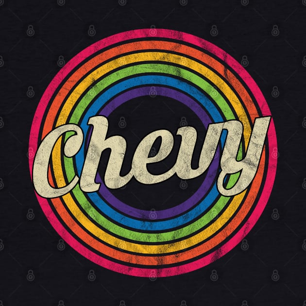 Chevy - Retro Rainbow Faded-Style by MaydenArt